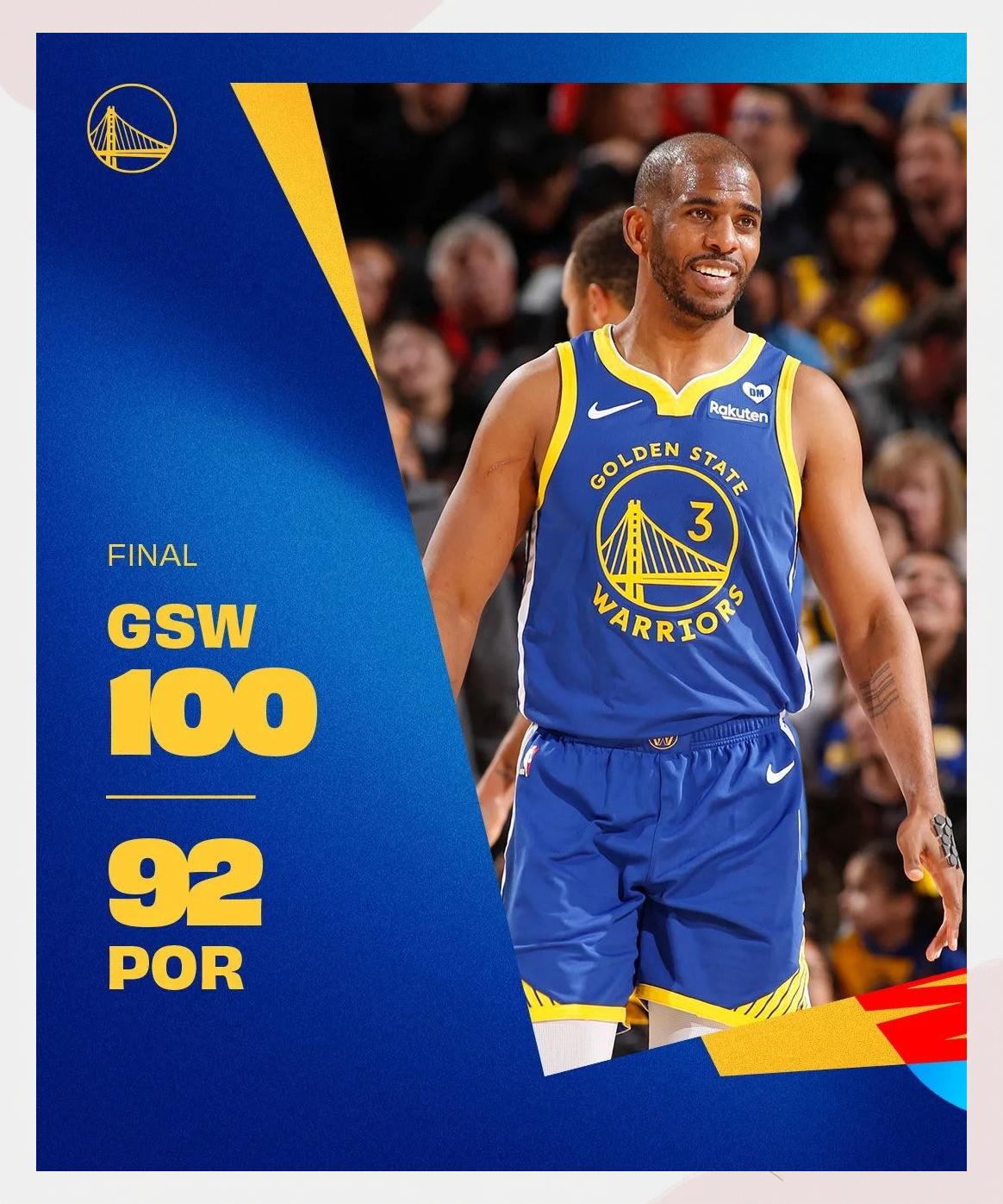 勇士再胜湖人，豪取九连胜